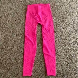 Free People Hot Pink L leggings